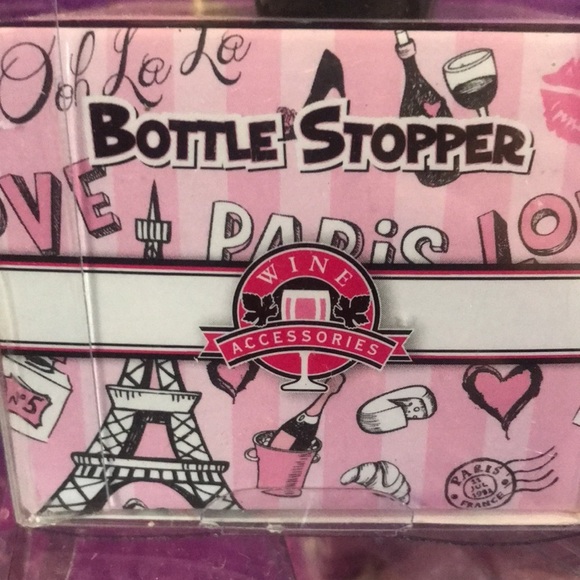 NWT Set of 10 Parisian pink hat & pearls glam wine bottle stopper party favors - Picture 6 of 10